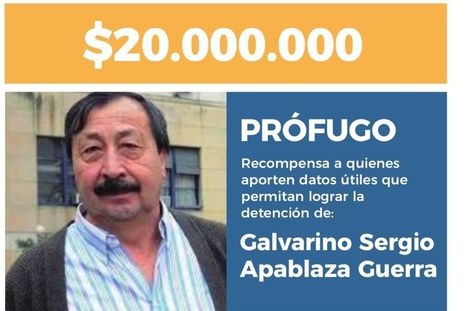 Buscan a Galvarino Sergio Apablaza Guerra, el exguerrillero chileno, que está prófugo Buscan a Galvarino Sergio Apablaza Guerra, el exguerrillero chileno, que está prófugo