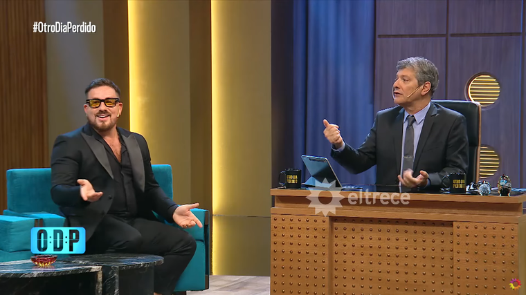 Federico Bal visitó a Mario Pergolini en El Trece. Federico Bal visitó a Mario Pergolini en El Trece.