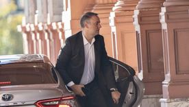 Manuel Adorni entrando a Casa Rosada Manuel Adorni entrando a Casa Rosada
