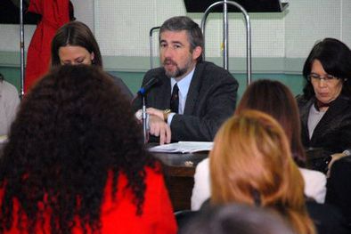 MDZol | Hoy se capacitó a profesionales en el uso del protocolo. Foto: Marcelo Ruiz/ MDZ