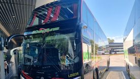 Un test de rutina en la terminal permitió detectar al chofer alcoholizado y resguardar la seguridad de los pasajeros. Un test de rutina en la terminal permitió detectar al chofer alcoholizado y resguardar la seguridad de los pasajeros.