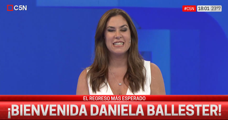 La mítica periodista y un milagroso presente.