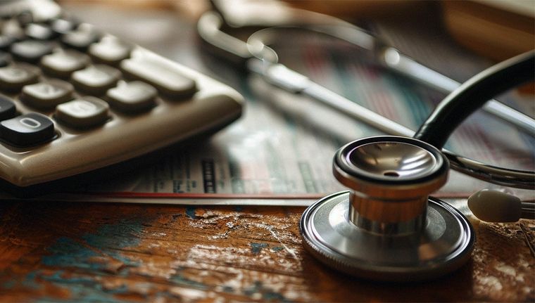 El Gobierno decidió dar marcha atrás al aumento, pero no incluyó a todas las prepagas. Foto: Imagen generada con Midjourney