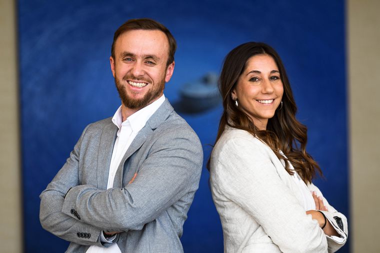 Federico Giroldi junto a Elena Alonso. Federico Giroldi junto a Elena Alonso.