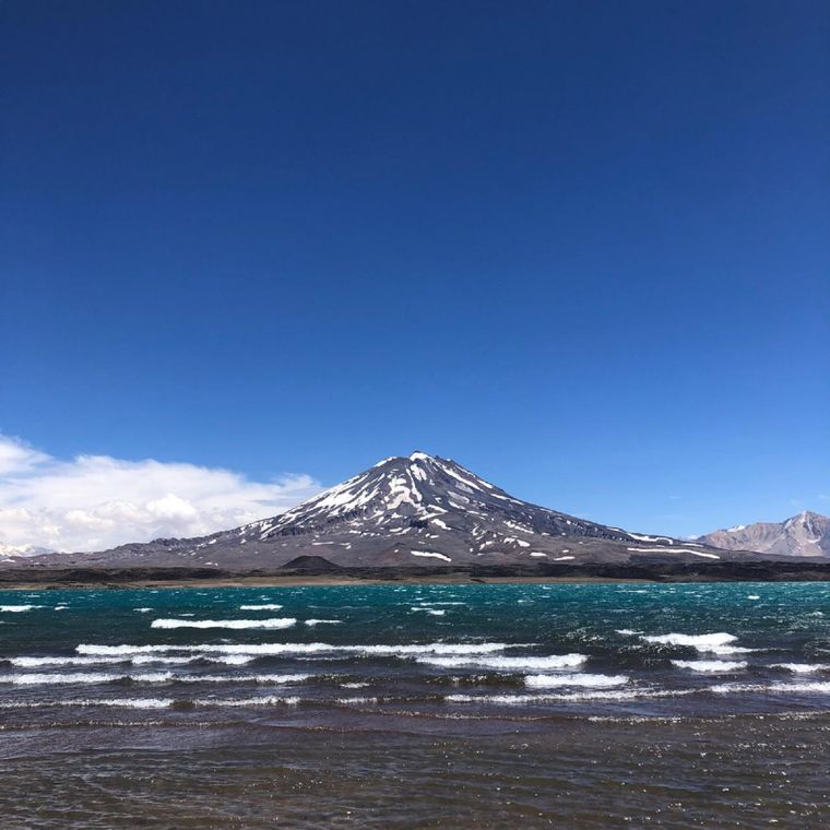La Laguna del Diamante se convirtió en uno de los lugares más visitados de alta montaña.