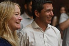 Hebe Casado y Andrés Lombardi celebraron la aprobación de la DIA de San Jorge.