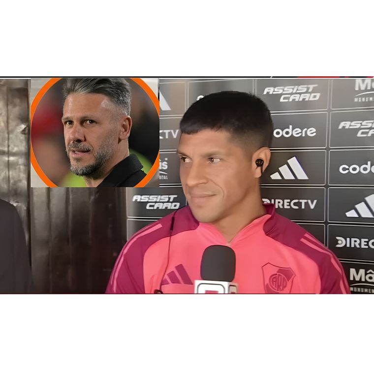 Enzo Pérez habló sobre su salida de River y apuntó contra Demichels. Foto: ESPN y Fotobaires