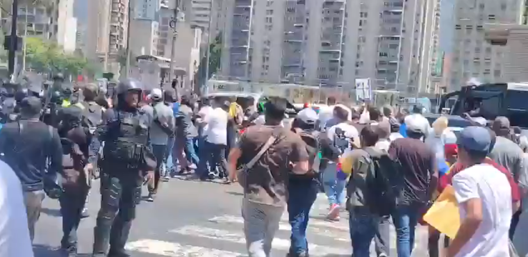 Venezuela manifestación represión