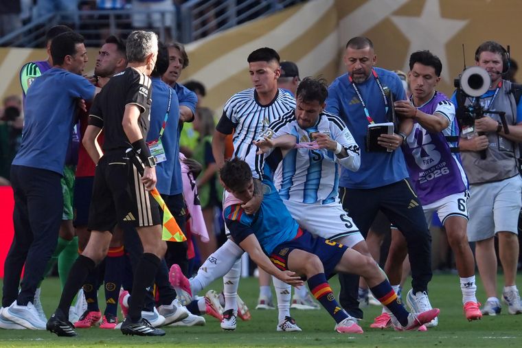 Leandro Paredes, el máximo involucrado en los incidentes post final del Mundial 2026. Leandro Paredes, el máximo involucrado en los incidentes post final del Mundial 2026.