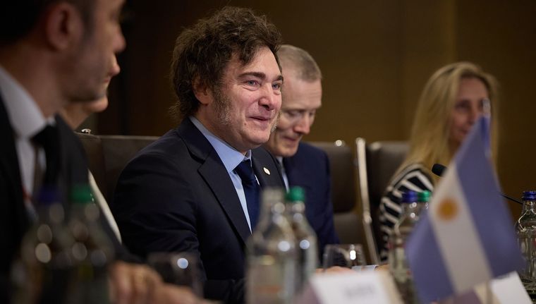 Javier Milei volvió a tensar la cuerda con el Gobierno español Foto: NA