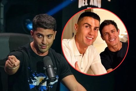 Cristiano Ronaldo, expectante de la pelea entre su amigo Edu Aguirre y Gastón Edul. Cristiano Ronaldo, expectante de la pelea entre su amigo Edu Aguirre y Gastón Edul.