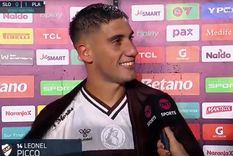 Leonel Picco sacó pecho por Platense y dejó un mensaje con veneno antes de la final del domingo frente a Huracán. Foto: captura de TV Leonel Picco sacó pecho por Platense y dejó un mensaje con veneno antes de la final del domingo frente a Huracán. Foto: captura de TV