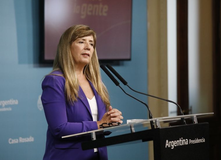 FMI, precios y elecciones: Gabriela Cerruti vuelve a brindar una conferencia de prensa. Foto: Noticias Argentinas