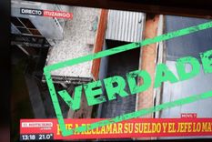 es verdadera la captura del noticiero de telefe sobre el empleado asesinado por su jefe