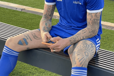 el tatuaje de boca que lucio una estrella mundial en la previa del sorteo de qatar 2022