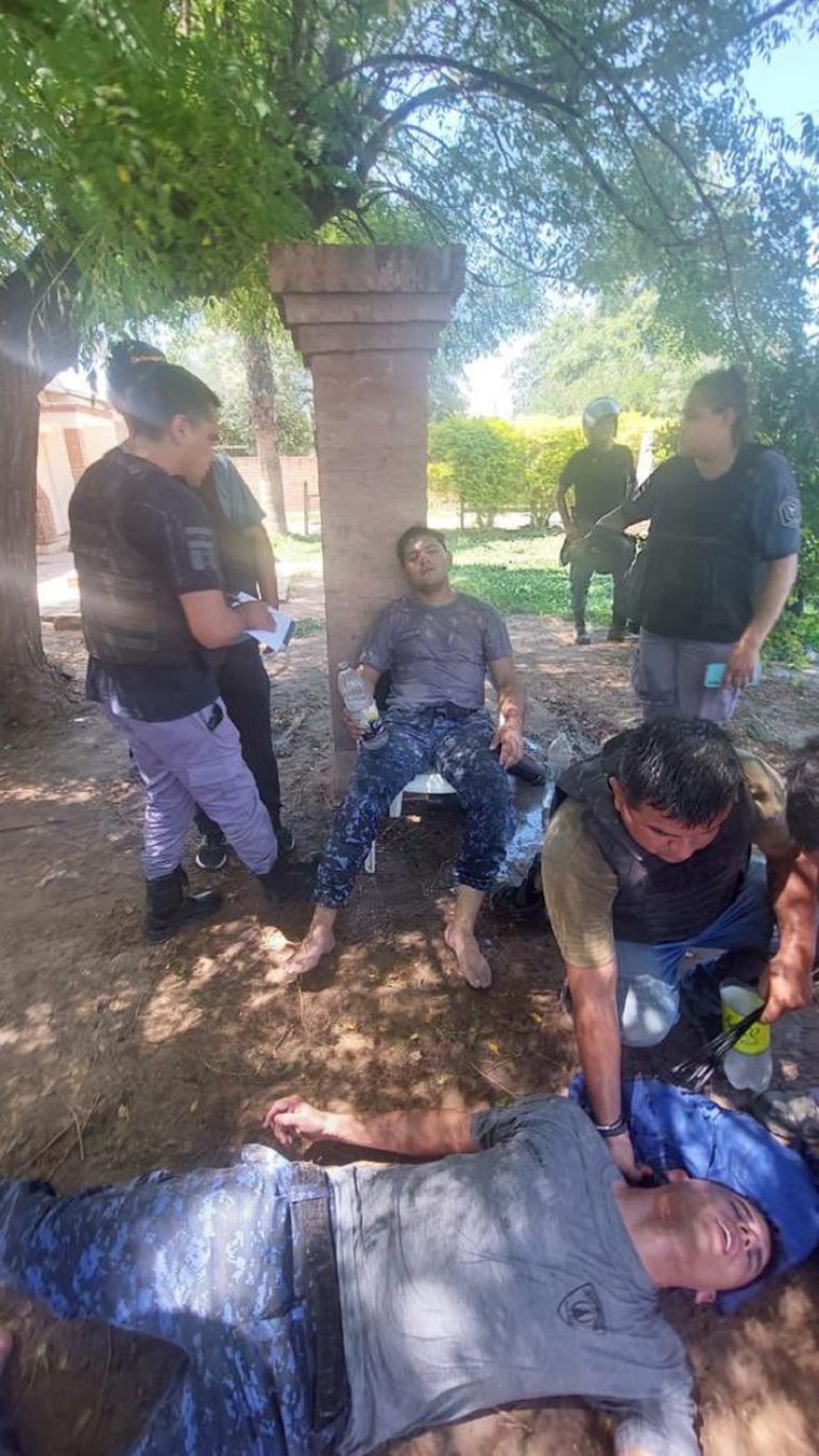 Las imágenes que dejó el incidente en Chaco