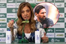 Messi y Palmeiras se cruzan el 23 de junio, pero Leila Pereira ya tiró la primera bomba Foto: @Palmeiras / @InterMiamiCF