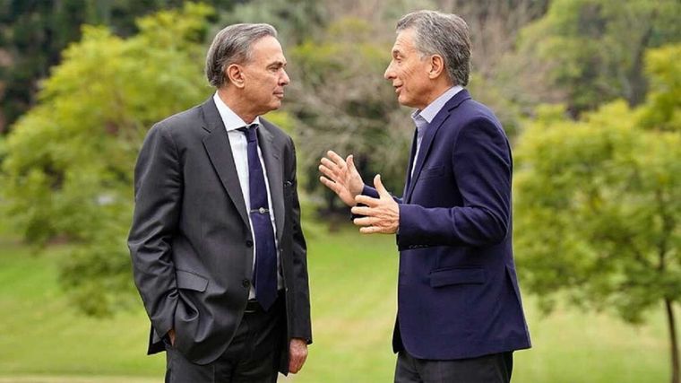 Miguel Ángel Pichetto y Mauricio Macri Foto: Télam
