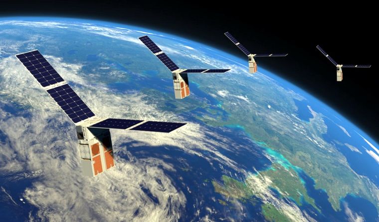 La misión Starling de la NASA prueba nuevas tecnologías para la navegación autónoma en enjambre. Foto: Nasa.