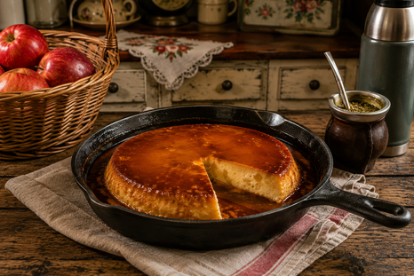 Cuando pruebes esta receta de flan de manzana en sartén no querrás volver a prender el horno Cuando pruebes esta receta de flan de manzana en sartén no querrás volver a prender el horno