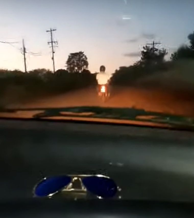 Todo grabado Las víctimas lograron registrar el momento en que el sujeto las atacaba.