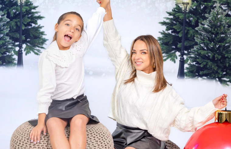 Adamari López siempre muestra el gran amor que siente por Alaïa, su pequeña hija. Foto: Instagram