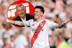 El Bichi Borghi se deshizo en elogios para con Franco Mastantuono. Foto: Fotobaires y archivo