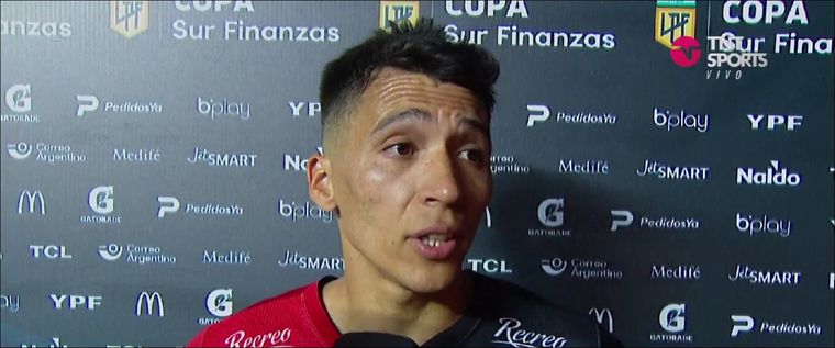 Botta explotó por el arbitraje tras el empate de Colón con River Foto: Captura TNT Sports