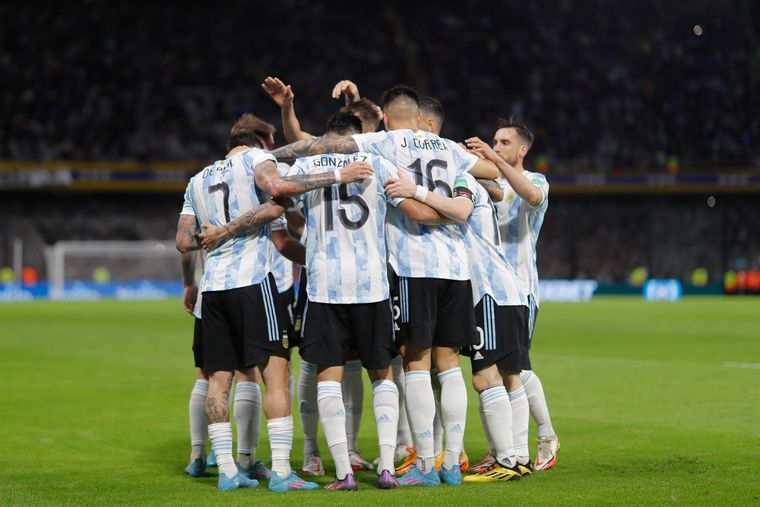 La Scaloneta está cerca de hacer más historia. Foto: EFE