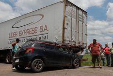 El accidente ocurrió sobre la Ruta Falcón. Foto: EFE El accidente ocurrió sobre la Ruta Falcón. Foto: EFE