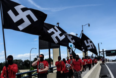 Según un relevamiento de Wired, hubo manifestaciones neonazis en 16 estados desde que ganó Donald Trump. Foto: X