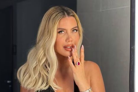 Wanda Nara, conductora de Telefe. Wanda Nara, conductora de Telefe.