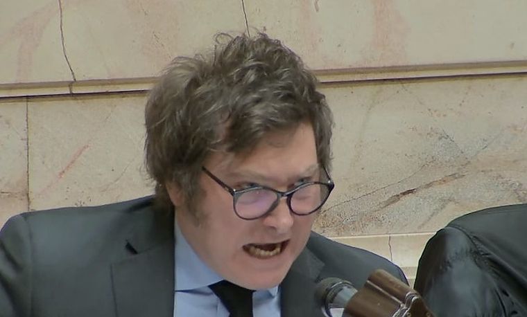 Javier Milei desafió a Sergio Massa a un debate público