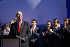 Hugo Passalacqua en el acto por el Día de la Independencia.