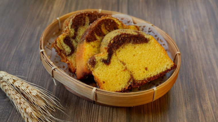 Receta de budín marmolado Receta de budín marmolado