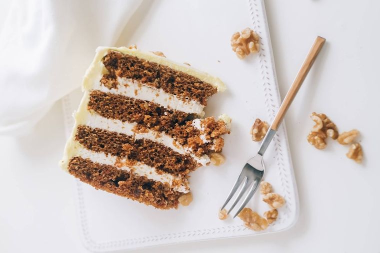 Disfruta de una increíble carrot cake sin TACC, es relamente una delicia.