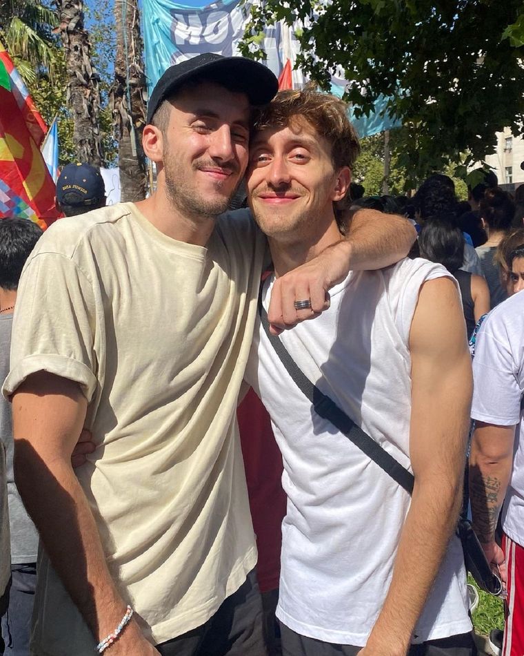 Los Pipis Matías Milanese y Federico Lehmann crearon su compañía de teatro en 2019 Foto: Instagram
