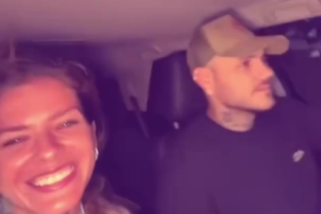 La China Suárez y Mauro Icardi en el polémico video. La China Suárez y Mauro Icardi en el polémico video.