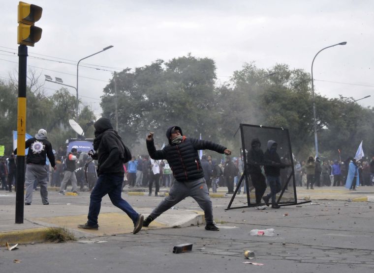 El Gobierno de Jujuy asegura que los organizadores de los disturbios llegaron de Buenos Aires. Foto: Télam