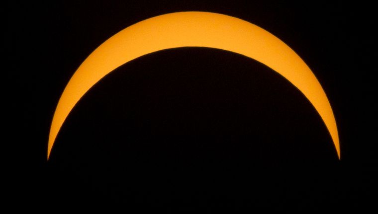 El próximo eclipse podrá verse en Argentina Foto: DPA