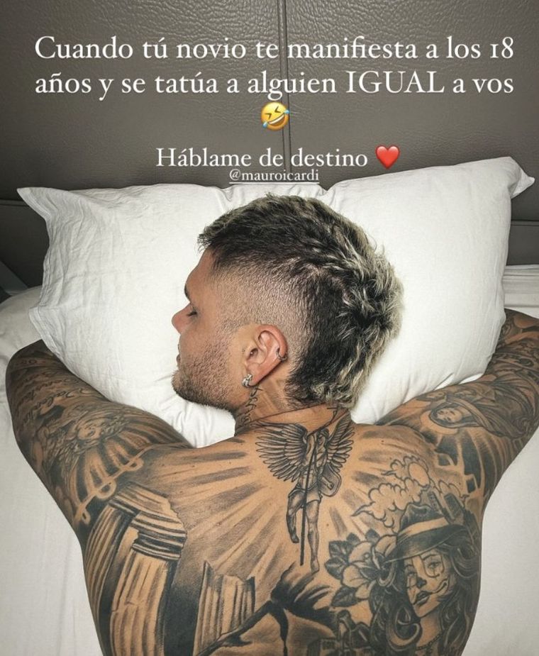 La publicación de la China Suárez recorrió los medios de comunicación. Foto: @sangrejaponesa La publicación de la China Suárez recorrió los medios de comunicación. Foto: @sangrejaponesa