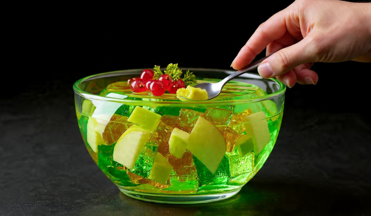 Receta casera de gelatina manzana con frutas Receta casera de gelatina manzana con frutas