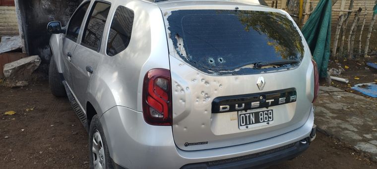 El rodado en el que iban los acusados. Fueron atrapados en Godoy Cruz Foto: Ministerio de Seguridad