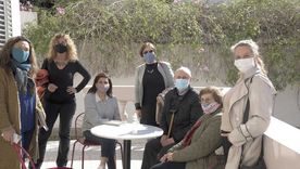 Todos preparados para un recorrido junto al arte. Foto: Gobierno de Mendoza