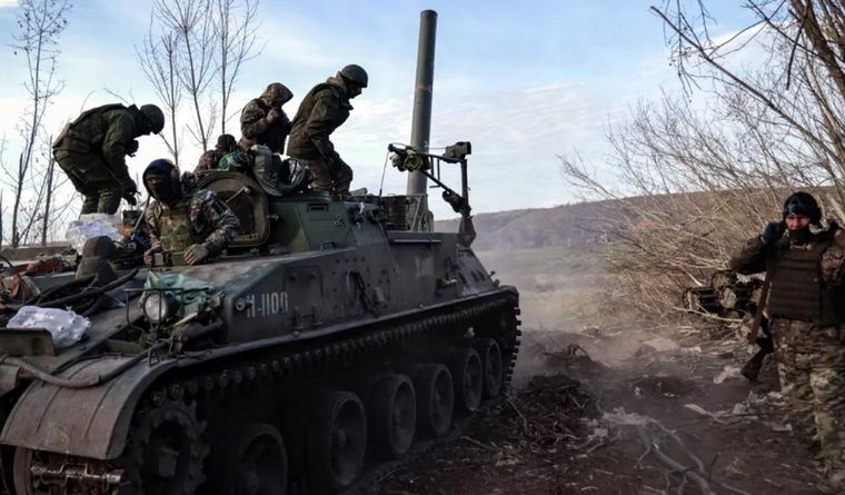 Las fuerzas de Rusia mantienen la presión en el frente de batalla. Foto: Efe.