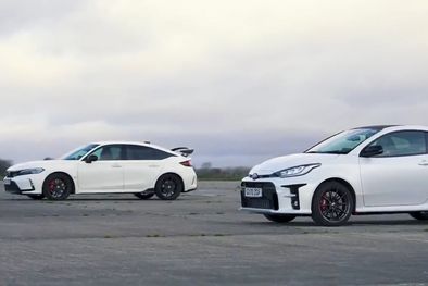 MDZol | Toyota Yaris v Honda Civic (CarWow)