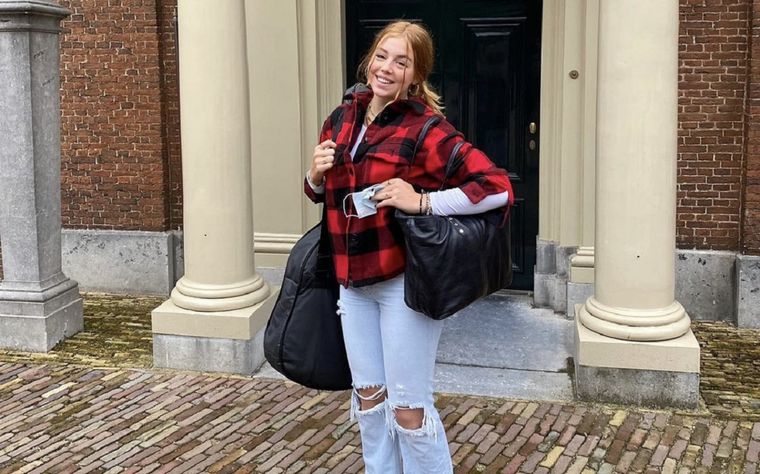 La princesa Alexia, lista para partir. Foto: Instagram @koninklijkhuis