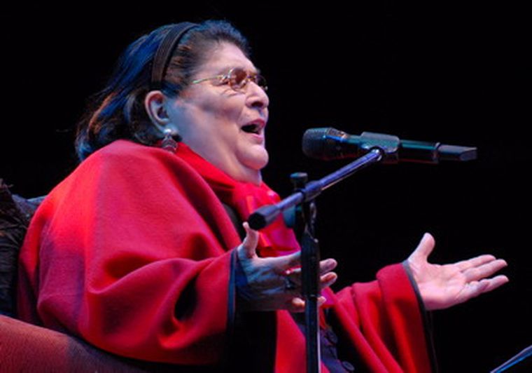 La inolvidable Mercedes Sosa. Foto: Nacho Gaffuri / MDZ