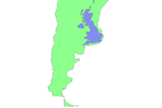 ¿Cuánto es Argentina más grande  que el Reino Unido? (y otros países)