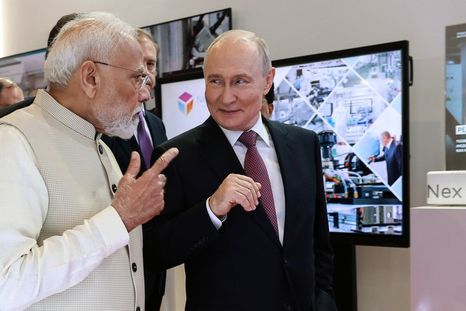 India y Rusia formaron parte de la cumbre de los BRICS India y Rusia formaron parte de la cumbre de los BRICS